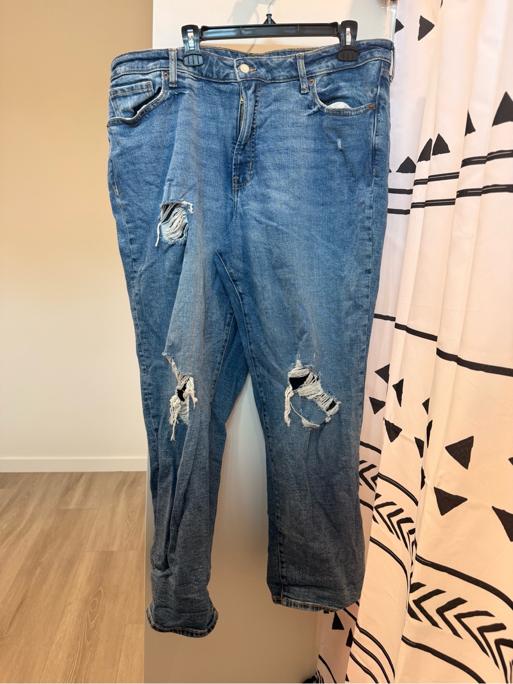 Old Navy 18 OG High Rise Loose Jeans in Blue Denim